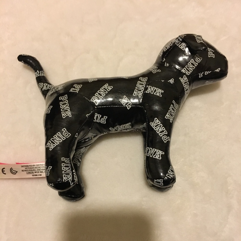 Black and white Victoria’s Secret PINK dog